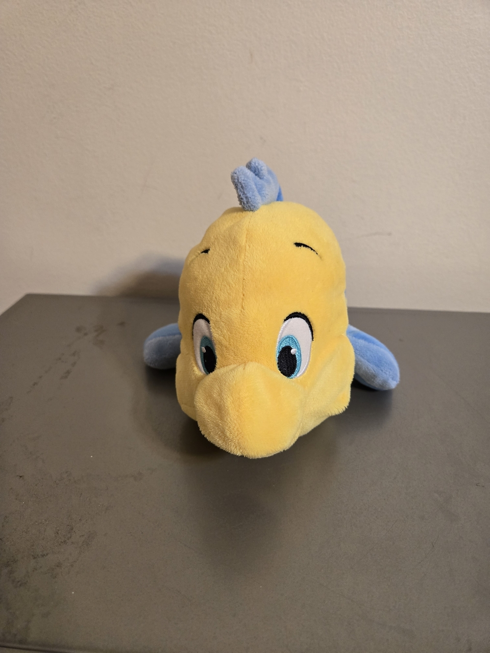 Disney Store The Little Mermaid Flounder 10" Plush Toy